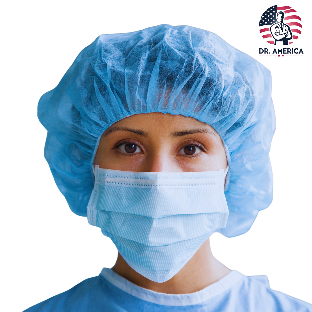 Surgical Head Caps, Disposable, Elastic Backing for Secure Fit, Universal Size, Non Woven High Quality Protective Fabric, Industries include: Medical, Labs, Surgery centers, ICU’s & Hospitals - FDA Approved – Dr. America Healthcare